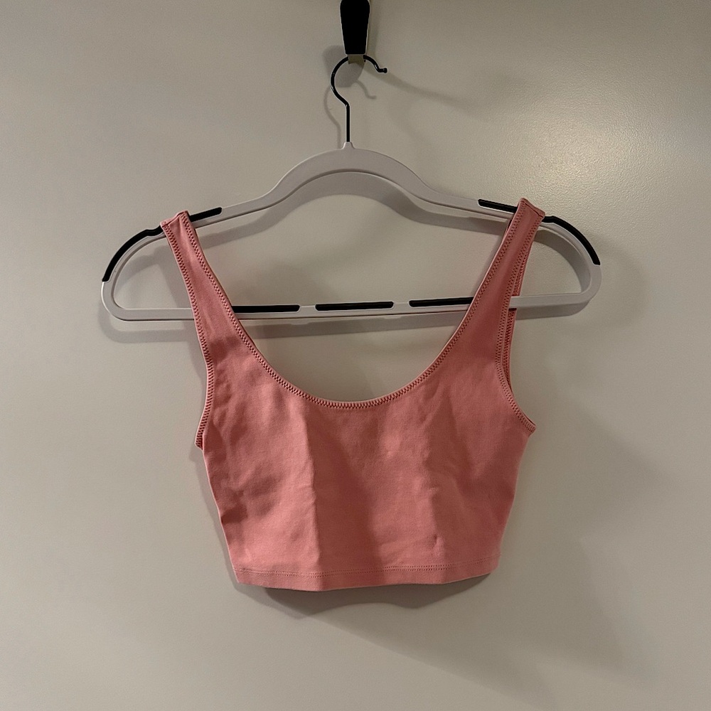 Wilfred Free Pink KOS Cropped Tank